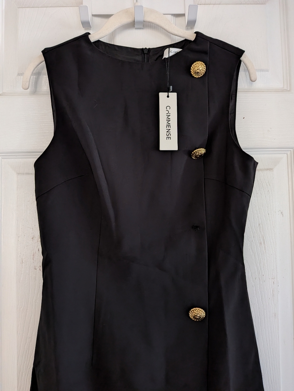 Commense Minimalist Button Tank Dress - Picture 7 of 14
